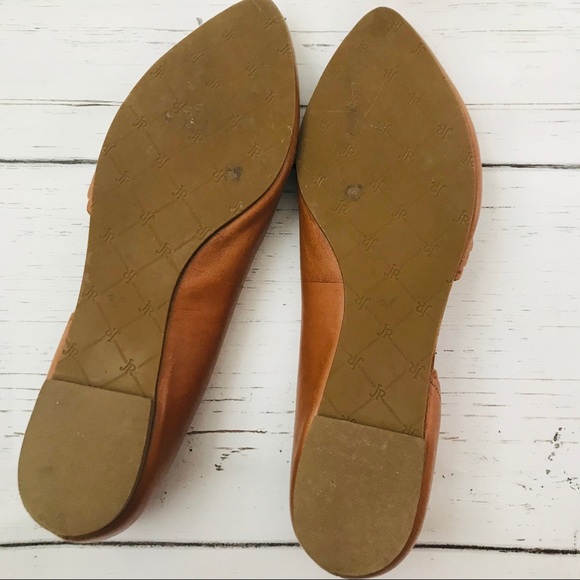 JACK ROGERS Chantel Cognac Flats - Picture 6 of 7